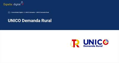 Programa UNICO Demanda Rural, acceso a Internet en zona rural, 100 Mbps por 35 euros al mes
